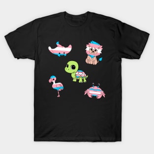 Transgender Pride Animals T-Shirt